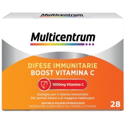 Multicentrum Difese Immunitarie Boost Vitamina C 14 Bustine - Integratore Immunostimolante