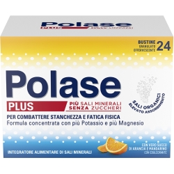 Polase Plus gusto Arancio e Mandarino - Integratore per la stanchezza 24 + 24 bustine