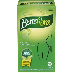 Benefibra Gusto Mela Verde 12 Buste - Fibra Vegetale Liquida (confezione ammaccata)