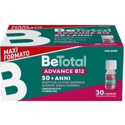 Advance B12 - Integratore per l'energia 50+ anni 30 Flaconcini (Confezione ammaccata)