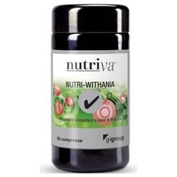 Nutri Withania 60 Compresse - Integratore per Il Tono Psico Fisico (Barattolo Graffiato)