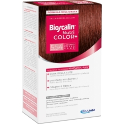 Bioscalin Nutricolor Plus - Colorazione Capelli Permanente N.5.54 Castano rosso rame