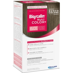 Bioscalin Nutricolor Plus - Colorazione Capelli Permanente N.6.01 Biondo Scuro Freddo