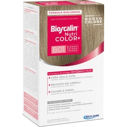 Bioscalin Nutricolor Plus - Colorazione Capelli Permanente N.8.01 Biondo Chiaro Freddo