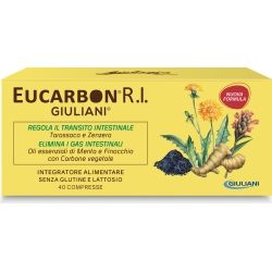 Eucarbon 40 Compresse - Integratore Per Il Transito Intestinale