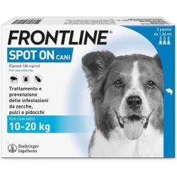 FRONTLINE Spot On 3 Pipette - Antiparassitario per Cani medi 10-20 kg