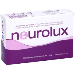 Neurolux 30 compresse - Integratore antiossidante per la vista