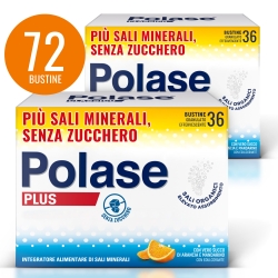 Polase Plus gusto Arancio e Mandarino - Integratore per la stanchezza 72 bustine