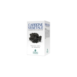 Carbone Vegetale 100 Tavolette - Integratore A Base Di Carbone Vegetale