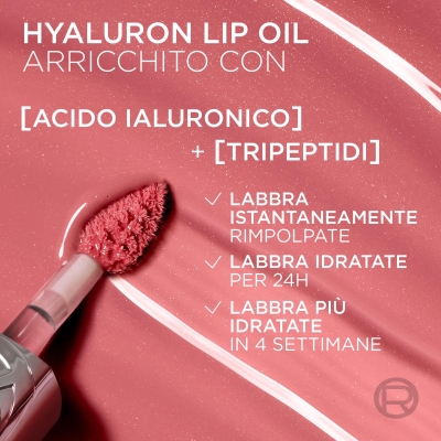 Plump Ambition Hyaluron Lip Oil - Olio Labbra Volumizzante N. 650 Nude Macaron