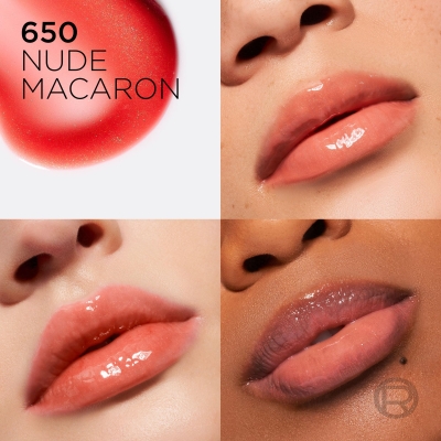 Plump Ambition Hyaluron Lip Oil - Olio Labbra Volumizzante N. 650 Nude Macaron