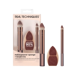 Makeupsaver - Set Di 3 Spugne E Pennelli Per Make-Up