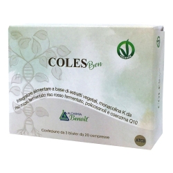 Coles Ben 60 Compresse - Integratore per metabolismo dei lipidi