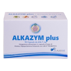 Alkazym Plus 90 capsule - Integratore per la digestione