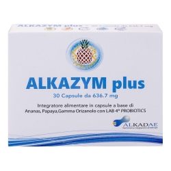 Alkazym Plus 30 capsule - Integratore per la digestione