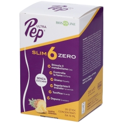 Ultra Pep Slim 6 Zero - Integratore per il controllo del peso 20 stick da 10 ml