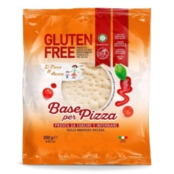 Base Per Pizza Senza Glutine, Senza Latte E Senza Lievito 250 gr