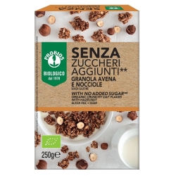 Granola Avena e Nocciole Senza Zuccheri Aggiunti 250 gr