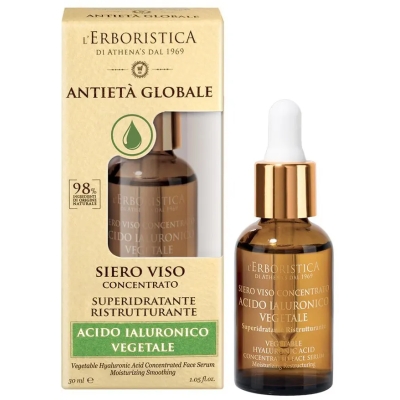 Siero viso antietà globale all'acido ialuronico vegetale 30 ml ( confezione danneggiata)