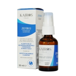 Zefiro Spray Orale 30 ml - Integratore per fluidità secrezioni bronchiali e benessere naso-gola
