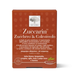 Zuccarin Zucchero & Colesterolo 60 compresse - Integratore per il metabolismo di carboidrati e colesterolo