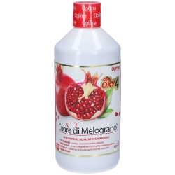 Optima Naturals Cuore di Melograno con OXY4 Soluzione Orale 1000 ml - Integratore per funzionalità cardiovascolare
