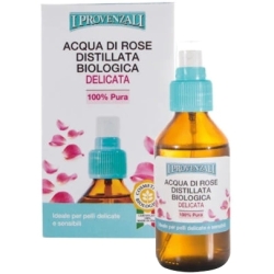 I Provenzali acqua di rosa distillata biologica delicata 100 ml