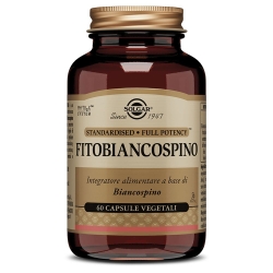 Solgar Fitobiancospino 60 Capsule Vegetali - Integratore per l'apparato cardiovascolare