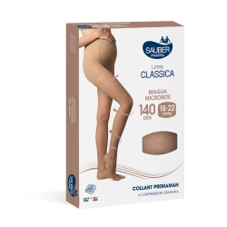 Sauber Linea Classica Collant Premaman Maglia Microrete 140 Den (18-22 mmHg) - Taglia 2 Neutro Beige