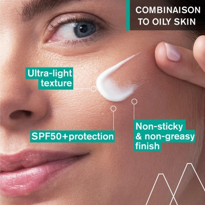 Uriage Crema Solare Viso 50+ SPF Fluido Hyseac 50 ml ( confezione danneggiata)