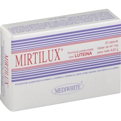 Mirtilux 20 Capsule - Integratore Anti Invecchiamento E Antiossidante