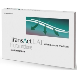 transact Lat 40 mg - 10 cerotti medicati per dolori muscolari