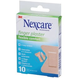 Nexcare Finger Plaster Flexible Comfort - 10 Cerotti 44,5 mm x 51 mm