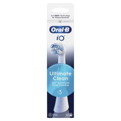 Oral-b iO Series Ultimate Clean - 3 Testine di ricambio - Bianco