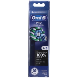 Oral-b Pro Cross Action - 3 Testine di Ricambio