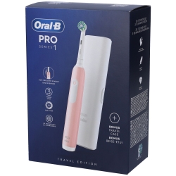 Oral-B Pro Series 1 - Spazzolino Elettrico Colore Rosa + Custodia da Viaggio