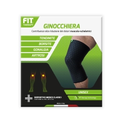 Fit Therapy - Ginocchiera Colore Nero Taglia M