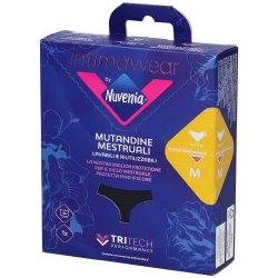 Nuvenia Intimawear - Mutandine Mestruali Hipster - Taglia M