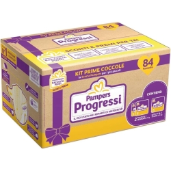 Pampers Progressi Kit Prime Coccole - 84 Pannolini