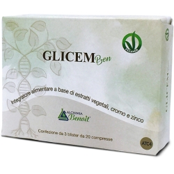 Glicem Ben 60 Compresse - Integratore per il metabolismo dei carboidrati e dei lipidi