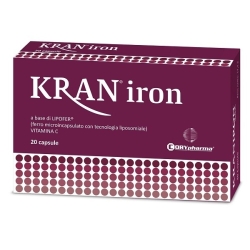 Kran Iron 20 Capsule - Integratore per la formazione dei globuli rossi e il sistema immunitario