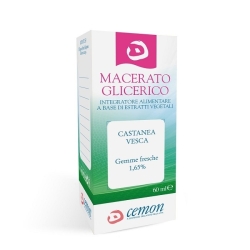 Cemon Castanea Vesca Gemme Macerato Glicerico 60 ml - Integratore per il benessere