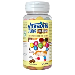 Vitasohn Junior Choco Power 90 Confetti - Integratore multivitaminico per i bambini