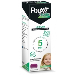 Pouxit Flash Vegetal - Lozione Per Pidocchi e Lendini 100 ml + Pettine Incluso