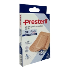 Presteril Sili Soft - 5 Cerotti Post-Operatori 5x7,5 cm