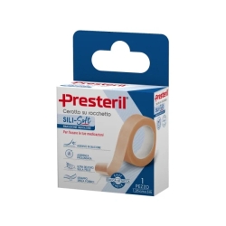 Presteril Sili Soft - Cerotto su Rocchetto Ipoallergenico Per Pelli Sensibili 1,25 cm x 3 m