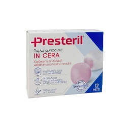 Presteril - 12 Tappi Auricolari in Cera Modellabili