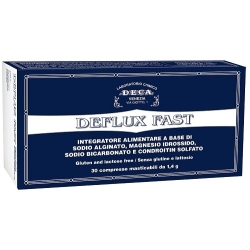 Deflux Fast 30 Compresse - Integratore per il reflusso e l'acidità