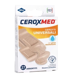 Ceroxmed - 27 Cerotti Universali Assortiti con Garza Disinfettante
