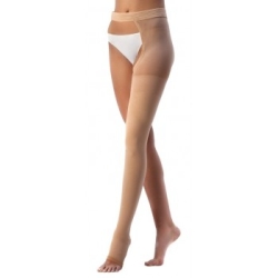 Dualsan Monocollant Terapeutico Punta Aperta Beige A Compressione Decrescente KKL2 RAL - Gamba Sinistra Taglia 1